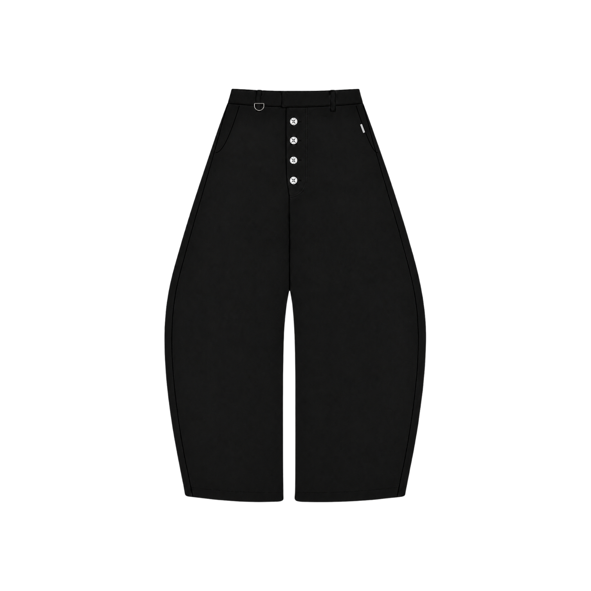 EIDO Dinner Slack Pants in black — front view